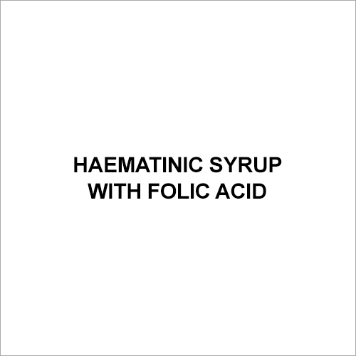 Haematinic Syrup with Folic Acid