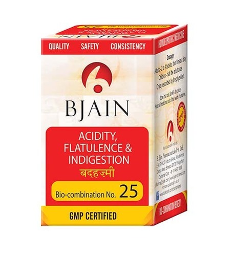 Bio-Combination No.25 - Tablets for Relieving Acidity Flatulence & Indigestion | Supports Digestion Eases Heartburn Alleviates Bilious Vomiting