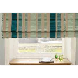 Roman Blind - Fabric, 2 Ft Width, Customized Colors and Designs | Blackout, Easily Assembled, Eco-Friendly, Insulated, Horizontal Pattern