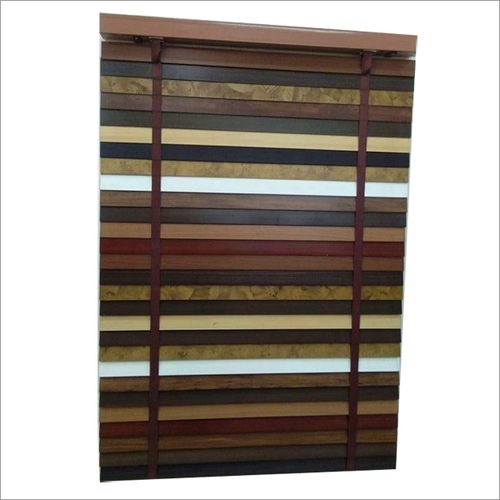 Industrial Wooden Blinds - Venetian Style, Customizable Color | Modern Design with Blackout Features, Eco-Friendly Material for Versatile Use