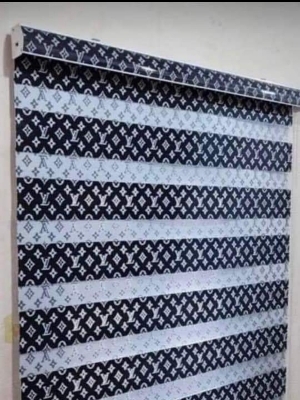 Zebra Vertical Blinds - Fabric Material, Customizable Color & Design | Anti-Bacteria, Blackout, Eco-Friendly, Easily Assembled, Suitable for Cafe, Home, Hospital, Hotel, Office
