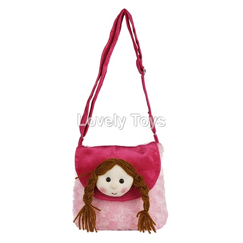 Veni Baby Pink Kids Soft Sling Bag Size: 18 X6 Cm