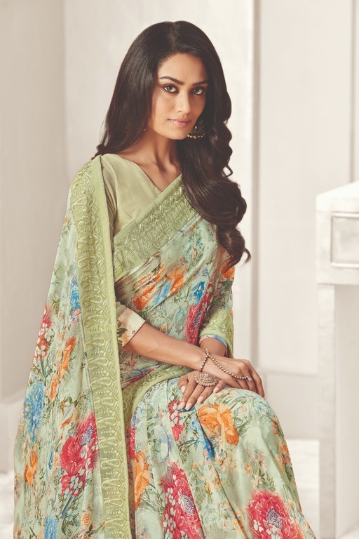 Modern Ethnic Printed Sarees