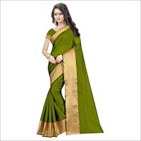 Cotton Silk Saree - 5.5 Mtr Length With 0.8 Mtr Blouse | Multi-color Printed Design, Ideal For All Seasons