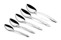 Ss Serving Spoon Manufacturer - Stainless Steel, Size 0-4 , Silver Color, Smooth Mirror Finish, Round Shape, Durable & Rust-resistant Design