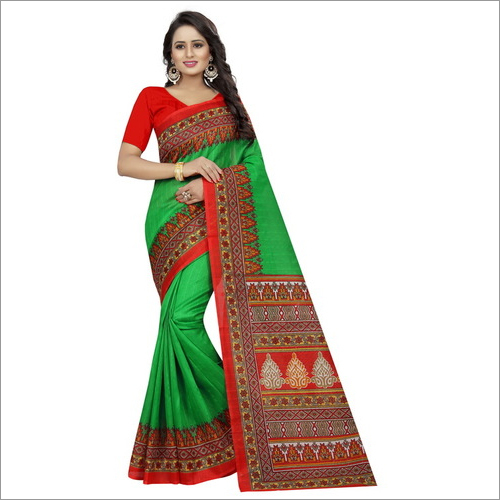 Designer Bhagalpuri Printed Saree