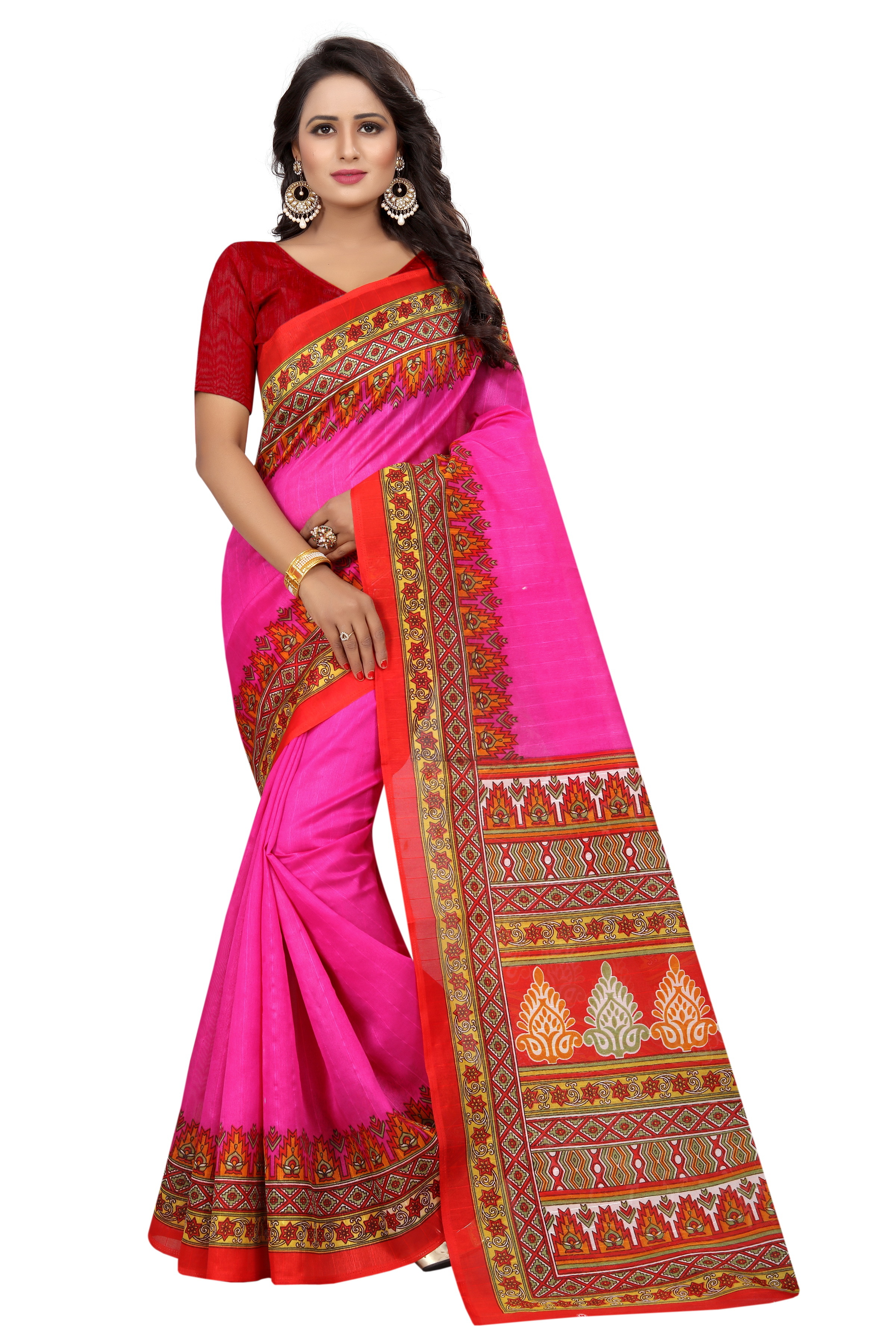 Designer Bhagalpuri Printed Saree