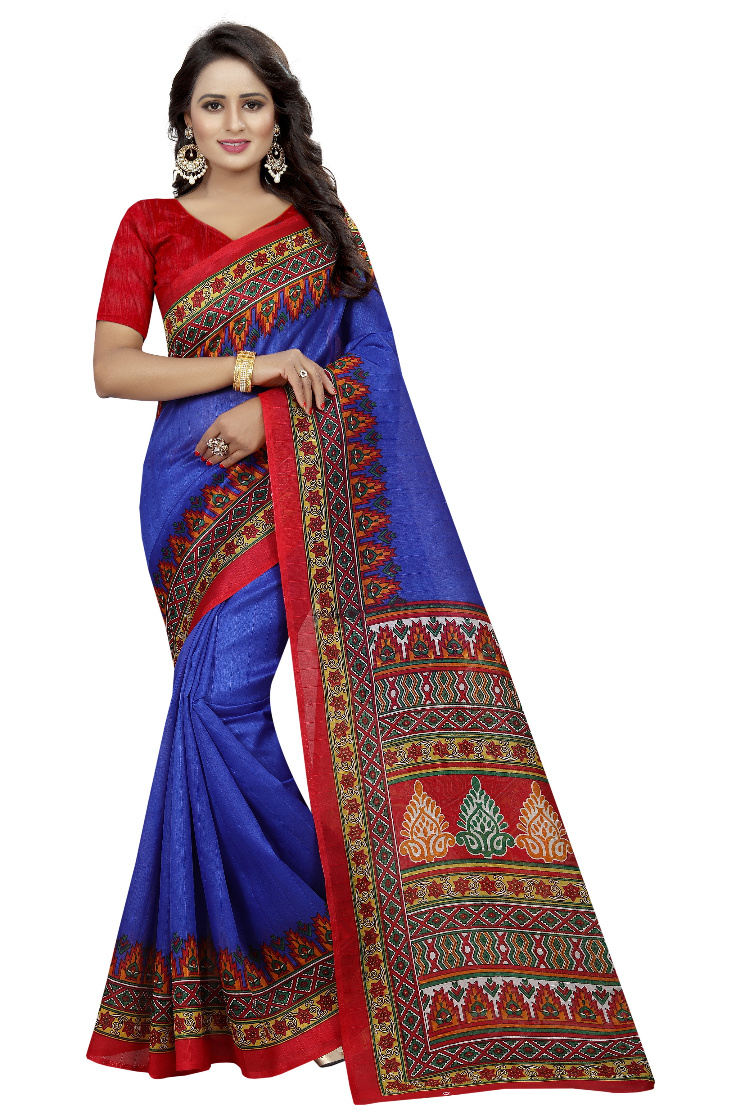 Designer Bhagalpuri Printed Saree