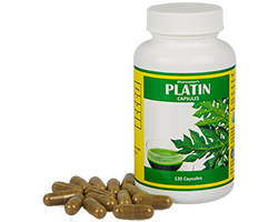 Platin Capsules - Premium Herbal Blend for Immune Support, Platelet Boost and Vitality | Antioxidant, Anti-Aging, Acne Remedy, 2 Capsules Twice Daily