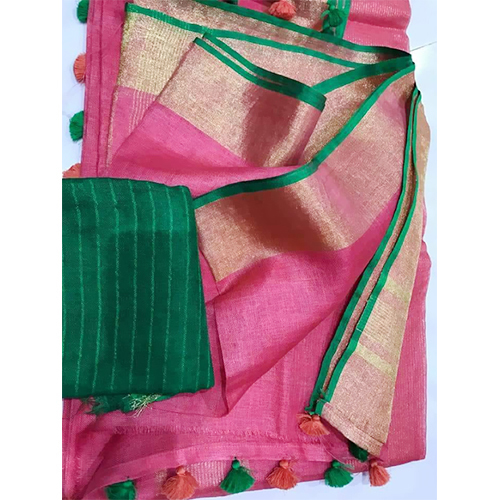 Linen Saree
