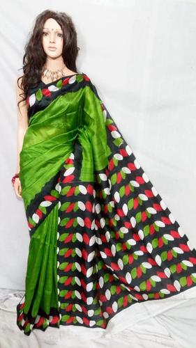 Multi Color Mursidabad Silk