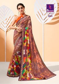 Daily Wear Georgette Printed Sarees