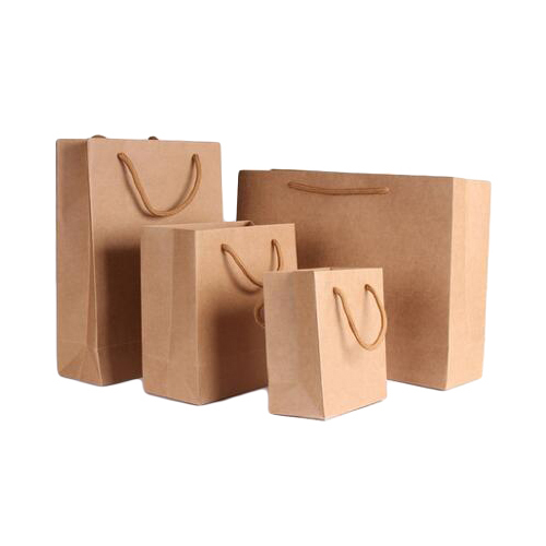 Brown Kraft Paper Shopping Bags