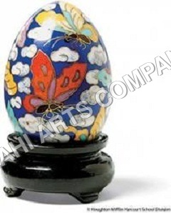 Metal Egg Painting Urn