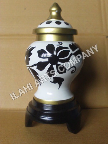 Brass Antique Blue Child Urn