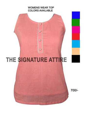 Multicolor Cotton Short Top
