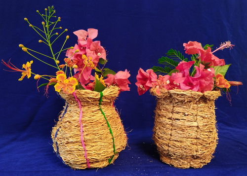 Vettiver Flower Jar
