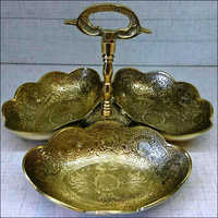 Brass Fruit Stand - Durable Brass Construction | Elegant Design, Versatile Use, Decorative Home Accent