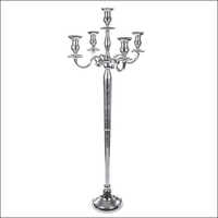 Antique Candle Holder - Ornate Brass Finish, Elegant Design , Decorative Candle Stand For Timeless Ambiance