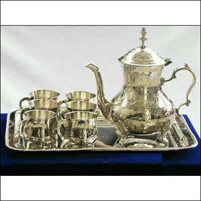 Silver Tea Set With Jug