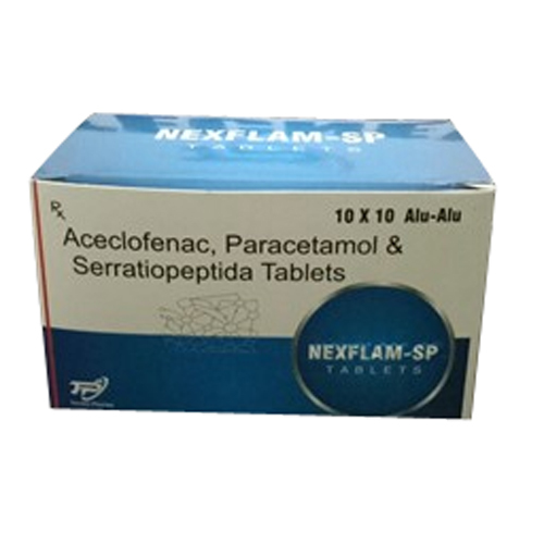 Aceclofenac Paracetamol Serratiopeptida Tablets Aceclofenac Paracetamol Serratiopeptida Tablets