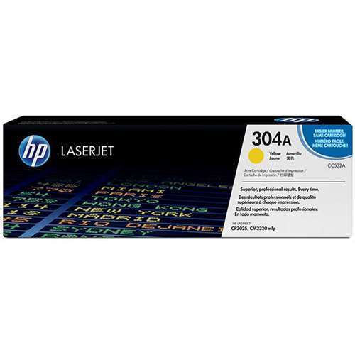 HP CC532A TONER CARTRIDGE (YELLOW)