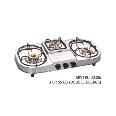 3 Burner SS BB (Double Decker)