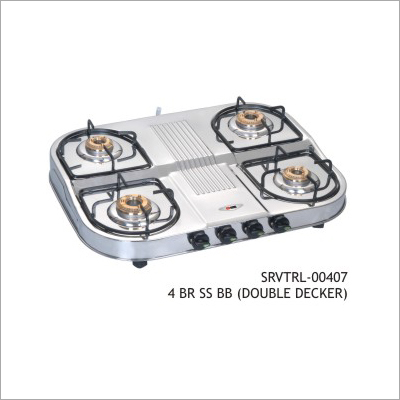 4 Burner SS BB (Double Decker)