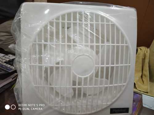 Ventilation Fan - Plastic, 12x12 Inches, White | 150W Power, 100 CFM Airflow, 230V, Ideal for Bathroom and Small Room Ventilation
