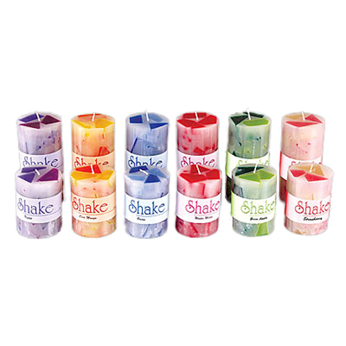 Shake Line Pillar Candle