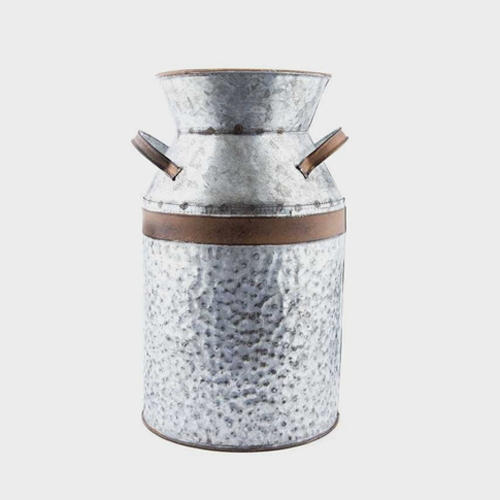 Galvanized Milk Can