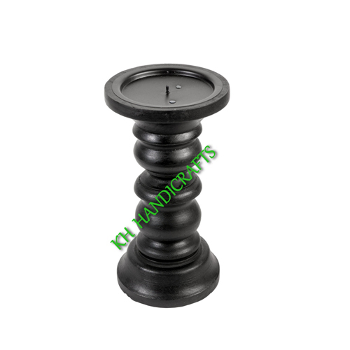 Wood Candle Stand