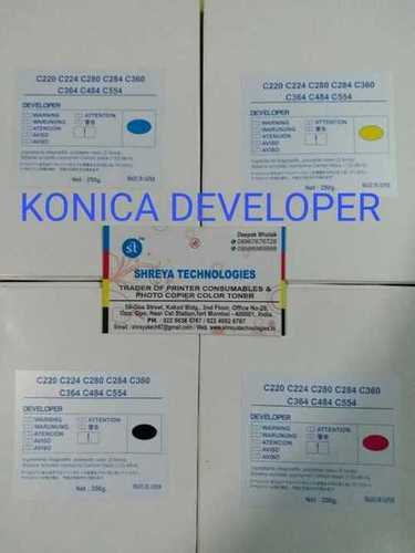 Konica C224 Developer CMYK Ink