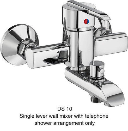 Single Lever Wall Mixer With Telephone Shower