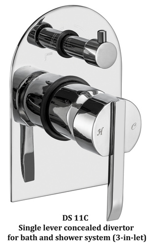 Single Lever Concealed Divertor For Bath (3 In Let)
