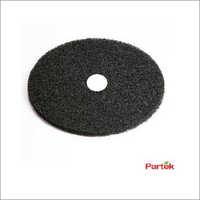 Partek 17 Inch Polyester Floor Pad Pack of 5 Piece - Black PFPB17