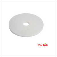 Partek 13 Inch Polyester Floor Pad - White PFPW20