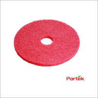 Partek 13 Inch Polyester Floor Pad - Red PFPR13