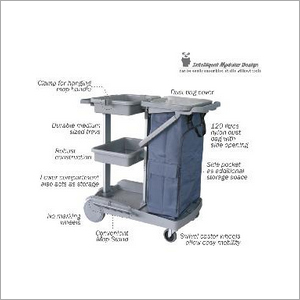 Housekeeping Cart Trolley By NUTECH JETTING EQUIPMENTS INDIA PRIVATE LIMITED