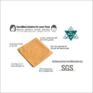 Partek Microfiber High Performance Antibacterial Face Hygiene Cloth MFAB38 Y