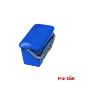 Partek Deluxe 28L Rectangular Bucket With Water Tight Lid - Blue PB28A B