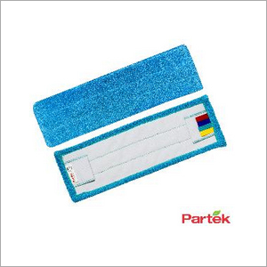 Partek Dido Flat Microfiber Mop - 500 Washes And Color Coded Strips DMH02