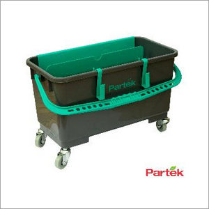 Partek 28 Litre Professional Window Cleaning Bucket In Black WC08A PB28WH