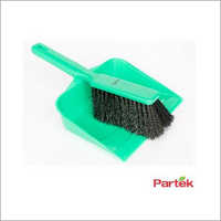 Partek Color Coded Hand Dust Pan With Brush - Green HDPB01 G