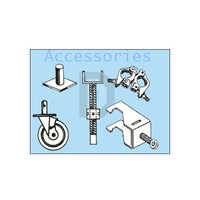 Cuplock Scaffolding Accessories - High-grade Alloyed Steel, Galvanized Finish, Astm Safety Standards | Durable, Corrosion-resistant, Effortlessly Integrates With Systems, 1-year Warranty