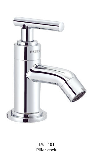 Pillar Cock - Chrome Brass, 150mm Height, 100mm Spout Reach | Durable Design, Easy Installation, Precise Control, Stylish Look, Water Efficient, 5-Year Warranty