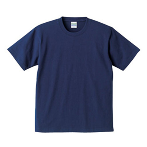 Round Neck T Shirt - Cotton Blend, Size: Customized, S-XXXL | Navy Blue Color, Ideal for Casual Outings and Versatile Layering with Any Attire