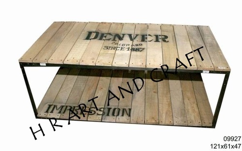 Wooden Coffee Table No Assembly Required