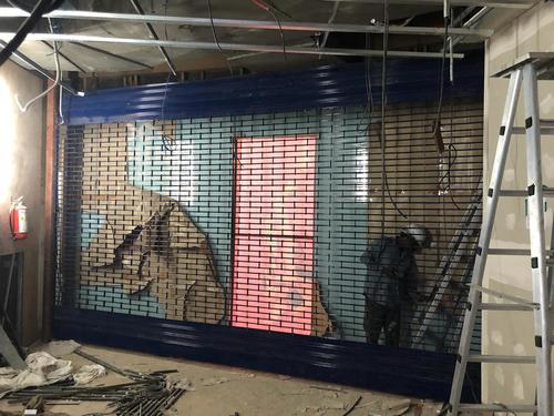 ROLLING GRILL BRICK DESIGN