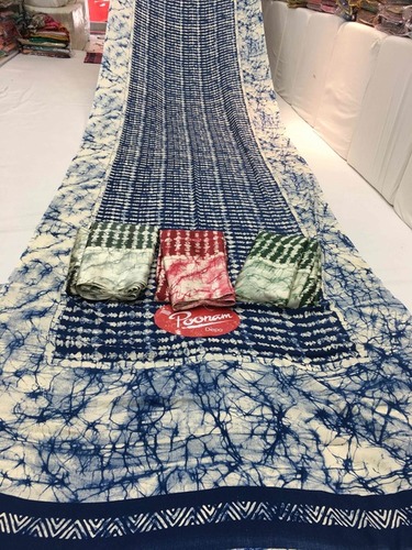 Your Product - Cotton Silk Laces Footwear | Printed Design in Blue, Red, and Green